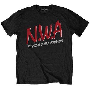 N.W.A Unisex Adult Straight Outta Compton Cotton T-Shirt / Black